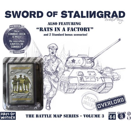 Mémoire 44: Battle Maps 3 - L'Epée de Stalingrad - Jeux de société - Days of Wonder