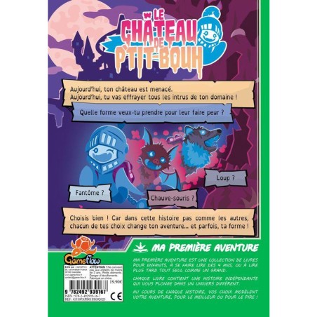 Le Château de P'tit Bouh - Ma Première Aventure - Livre-Jeu dès 4 ans - Espritje - Game Flow