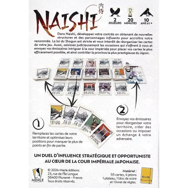 Naishi - Jeu de Cartes - Jeu de Société - Merle éditions