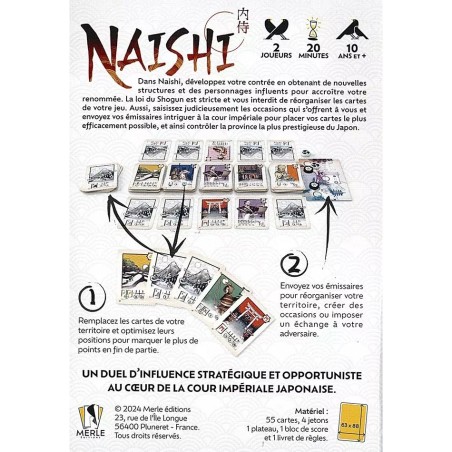 Naishi - Jeu de Cartes - Jeu de Société - Merle éditions
