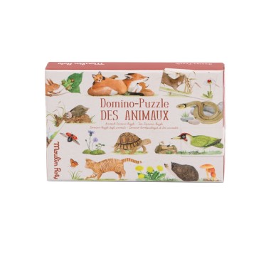 Jeu Domino Puzzle des animaux Le jardin du Moulin - Le jardin du moulin - Moulin Roty