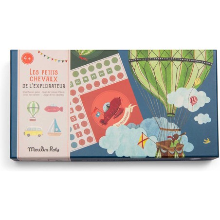 Jeu de petits chevaux Le Jardin du Moulin - Moulin Roty