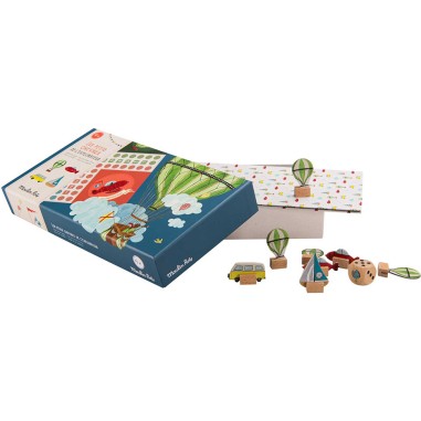 Jeu de petits chevaux Le Jardin du Moulin - Moulin Roty