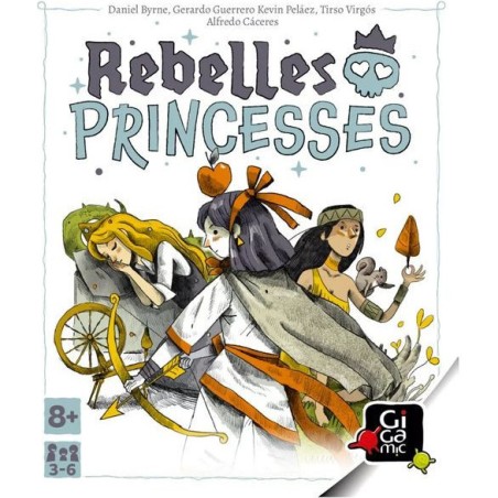 Rebelles Princesses - Jeu de Société - Jeu de Plis - Gigamic