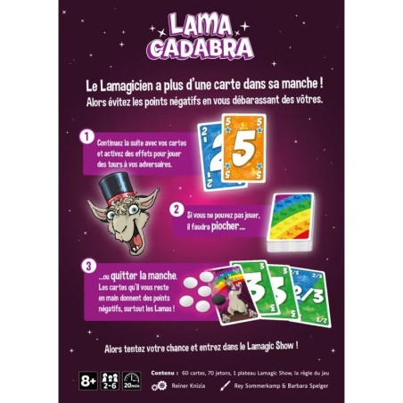 Lama Cadabra - Jeu de Cartes - Jeu de Société - Gigamic