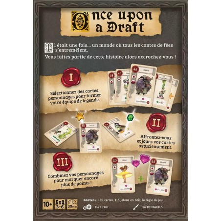 Once Upon A Draft - Jeu de Société - Jeu de Cartes - Gigamic