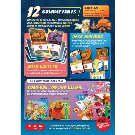 Tag Team - Jeu de Société - 2 Joueurs - Scorpion Masqué