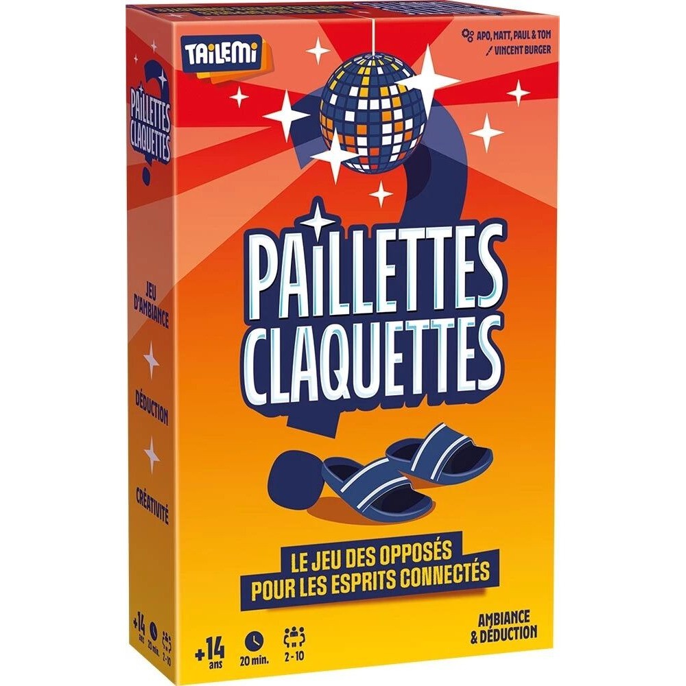 Paillettes Claquettes Tailemi