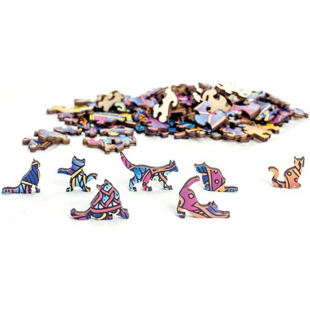 Rainbow Wooden Puzzle Chat - 99pcs - Eureka 3D Puzzle - Rainbowooden