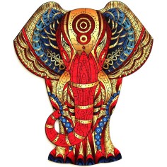 Rainbow Puzzle en bois - Elephant - 99 pièces - Jeux classiques 2