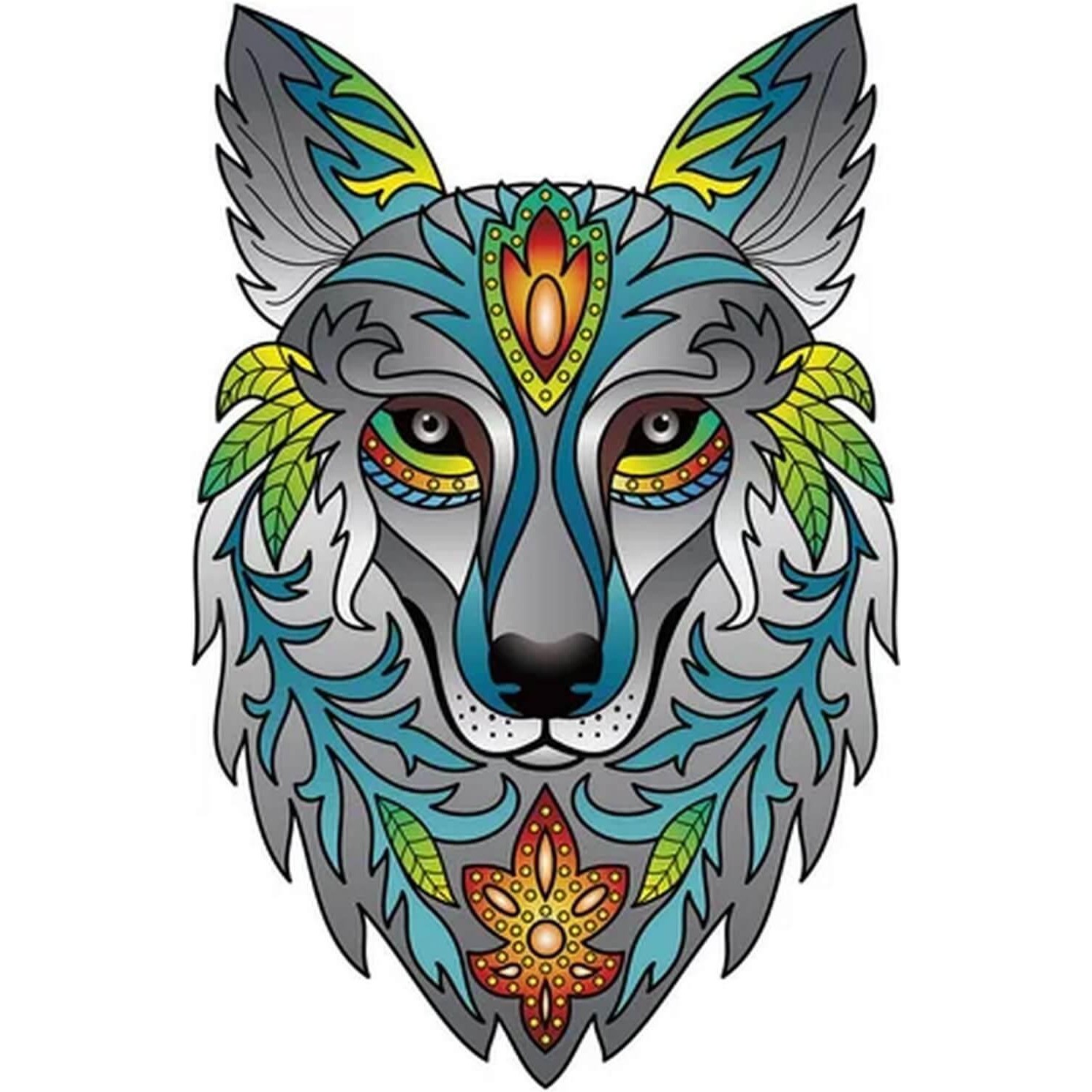 Rainbow Puzzle en bois Loup 180 pièces Gigamic