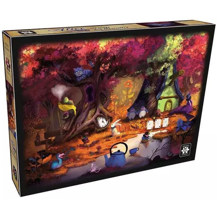 1000 pièces: Alice aux Pays des Merveilles Arcana Puzzle