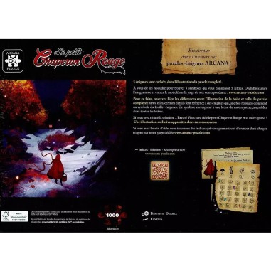 Le Petit Chaperon Rouge - 1000 pièces - Puzzle - Arcana Puzzle