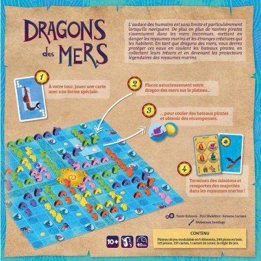 Dragons des Mers - Jeu de Société - Jeu de Placement - Gigamic