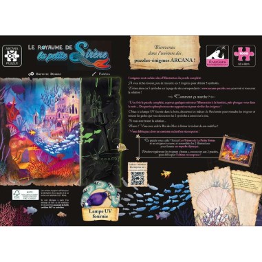 Arcana Puzzle Royaume Petite Sirène - 1000 pièces - Puzzle - Gigamic