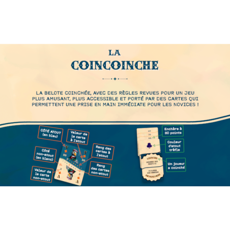 La Coincoinche - Jeu de Société - Jeu de Cartes - Gigamic