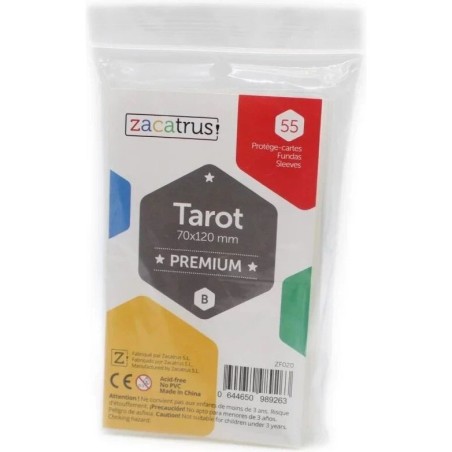 Protège-cartes Zacatrus Tarot Premium - 70x120mm - Zacatrus - Accessoires