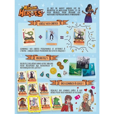 Misfit Heroes - Jeu de Société - Gigamic