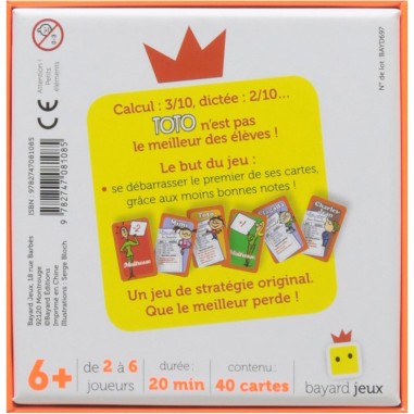 Toto - Le super zéro - Bayard Jeux