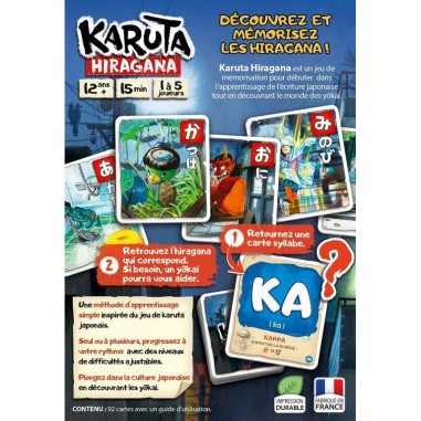 Karuta Hiragana - Jeux de société - On the Go Editions