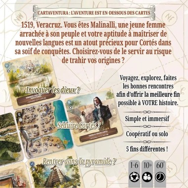 Cartaventura : Mexica - Jeu de Société - Jeu de Cartes - Blam Editions