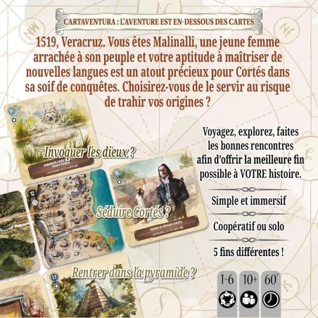 Cartaventura : Mexica - Jeu de Société - Jeu de Cartes - Blam Editions