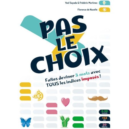 Pas le Choix - Jeu de Société - Jeu d'Ambiance - Hiboutatillus
