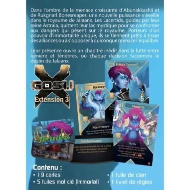 Gosu X - Extension Astraia, Queen of the Lacertids - Jeux de société - Sorry We Are French