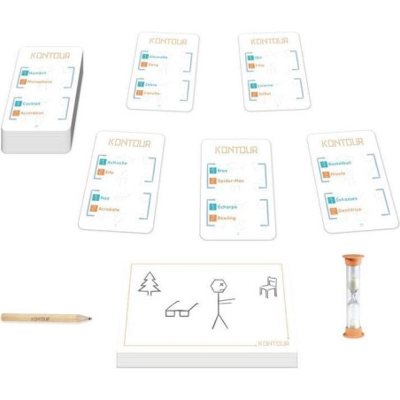 Kontour - jeu d'ambiance et de dessin - Gigamic