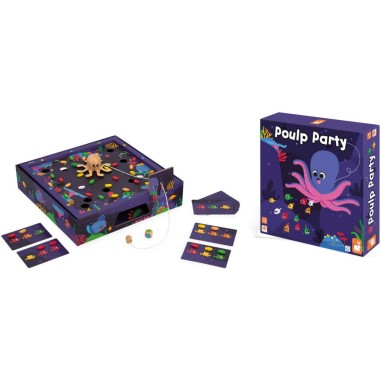 Poulp Party : Jeux de rapidité & de stratégie - Janod