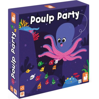 Poulp Party : Jeux de rapidité & de stratégie - Janod