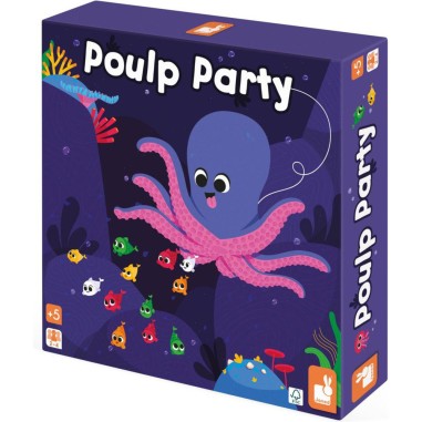 Poulp Party : Jeux de rapidité & de stratégie - Janod