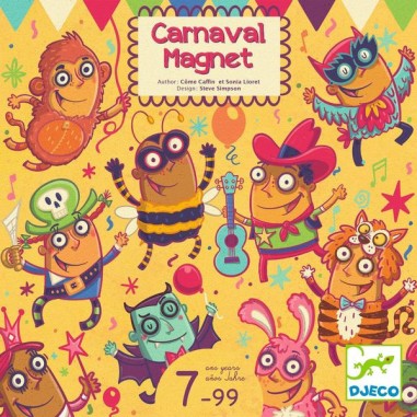 Jeu de dextérité et déduction : carnaval magnet - Djeco