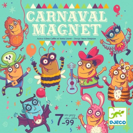 Jeu de dextérité et déduction : carnaval magnet - Djeco