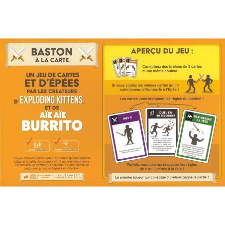 Baston à la Carte - Exploding Kittens