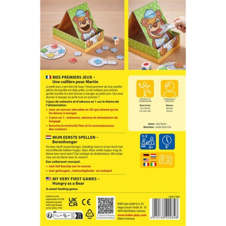 Mes premiers jeux: Une cuillere pour Martin - Des 2 ans Haba