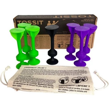 Tossit : Violet - Vert - Jeu classique