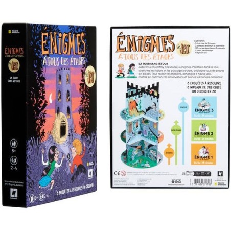Énigmes à Tous les Étages - Jeu de Société - Jeu pour Juniors - Bayard Jeux