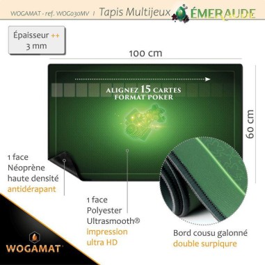 Tapis Multijeux Taille 2: Vert - Accessoires - Wogamat
