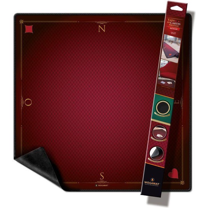 Tapis Cartes Prestige Vert Format Tarot 60X60 Cm Wogamat