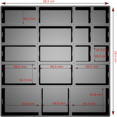 Le plateau modulaire de rangement 2