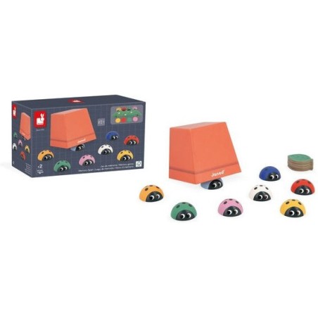 Jeu de mémoire - coccinelles - plusieurs niveaux de jeu pour développer sa mémoire tout au long de la maternelle - Janod