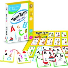 Tam tam coffret alphabet - abludis - 2 jeux pour découvrir les lettres de l'alphabet. - Ab Ludis Editions 2
