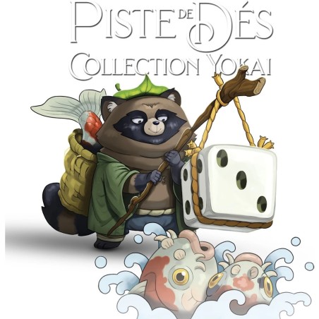 Piste de dés Yokai : Tanuki - Accessoire de jeu - Wogamat