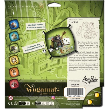 Piste de dés Yokai : Tanuki - Accessoire de jeu - Wogamat