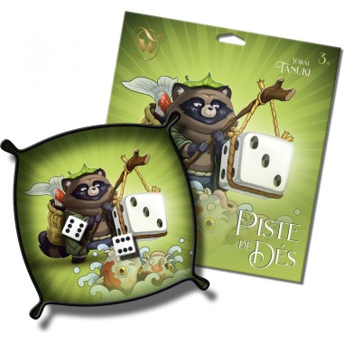 Piste de dés Yokai : Tanuki - Accessoire de jeu - Wogamat
