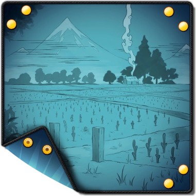 Piste de dés Yokai : Lapin - Accessoire de jeu - Wogamat