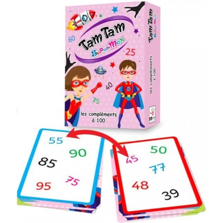 Tam tam supermax les compléments à 100 - jeu de cartes abludis - Ab Ludis Editions