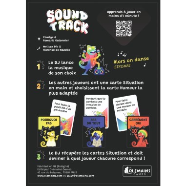 Soundtrack - Olémains Games - Jeux de société - Olemains Games