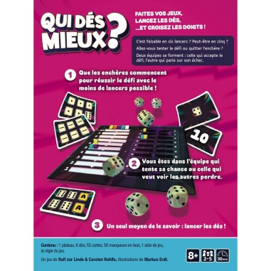 Qui Dés Mieux ? - Jeu d'Ambiance - Enchères
